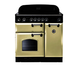 RANGEMASTER  Classic 90 Electric Ceramic Range Cooker - Cream & Chrome
